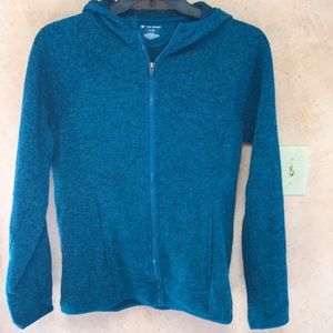 Hooded zip up jacket